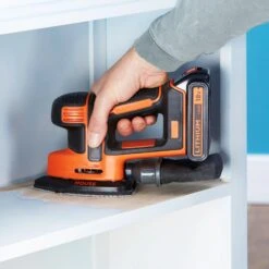 Black & Decker Levigatrice Mouse Black+Decker BDCDS18-QW 18V 2Ah -Strumenti Per La Casa BDCDS18 6