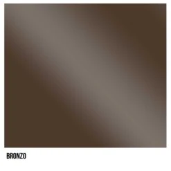 Porta Scorrevole Scrigno Vetro Remix -Strumenti Per La Casa BRONZO