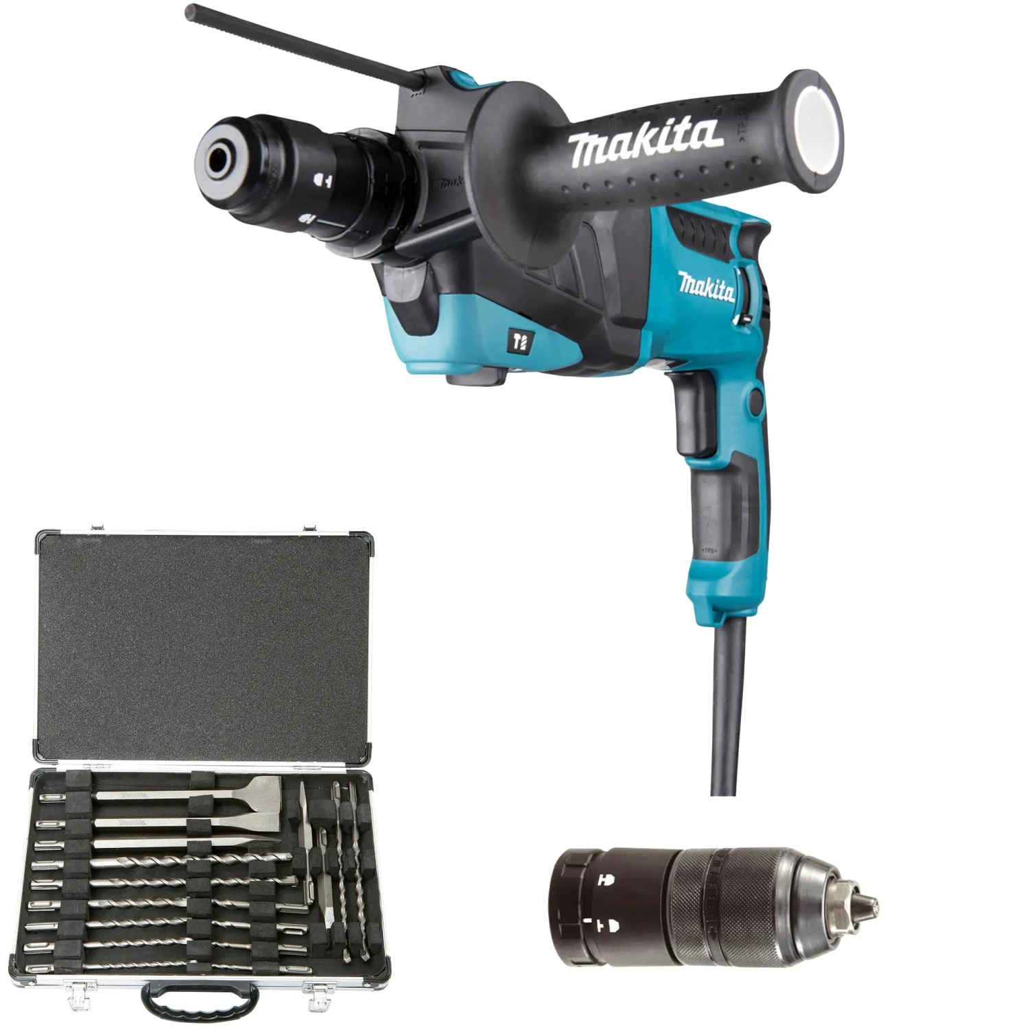 Tassellatore Makita HR2630TX12 800W 3 Tassellatore Makita HR2630TX12 800W