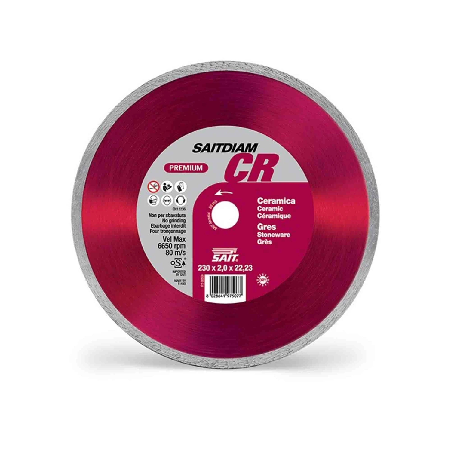 Disco Diamantato SAIT CR 3 Disco Diamantato SAIT CR