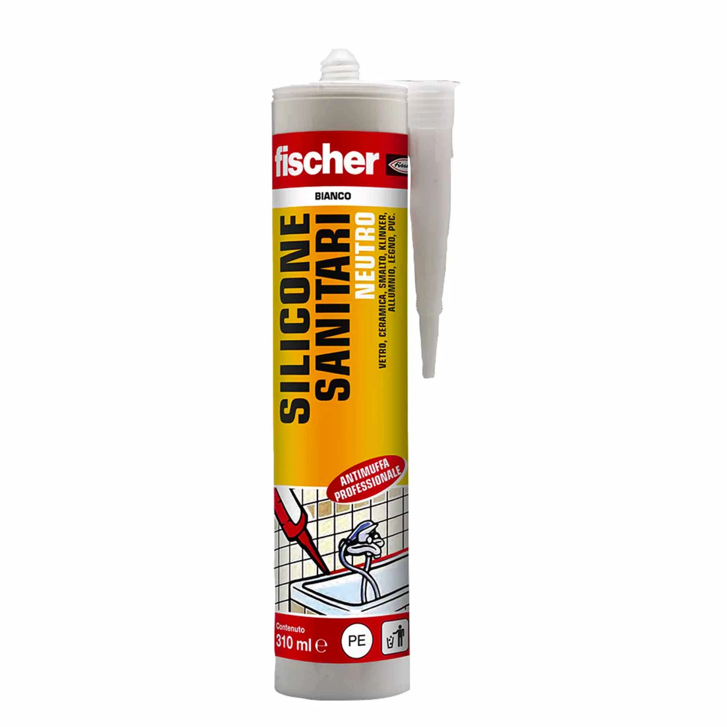 Silicone Sanitari Neutro Fischer SNS 3 Silicone Sanitari Neutro Fischer SNS
